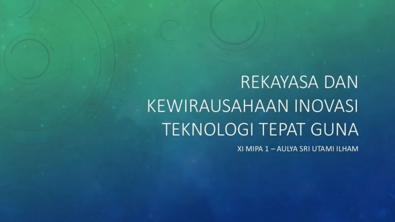 Masa Depan Alat Teknologi Tepat Guna dan Kesejahteraan